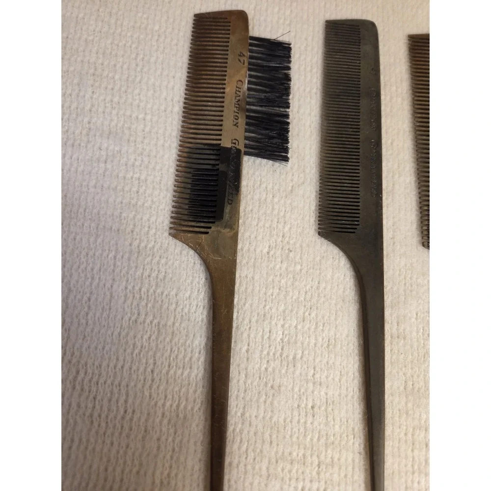 Vtg Champion Guaranteed Barber Combs Lot – Models‎ 14, 40, 41, 47, 67
